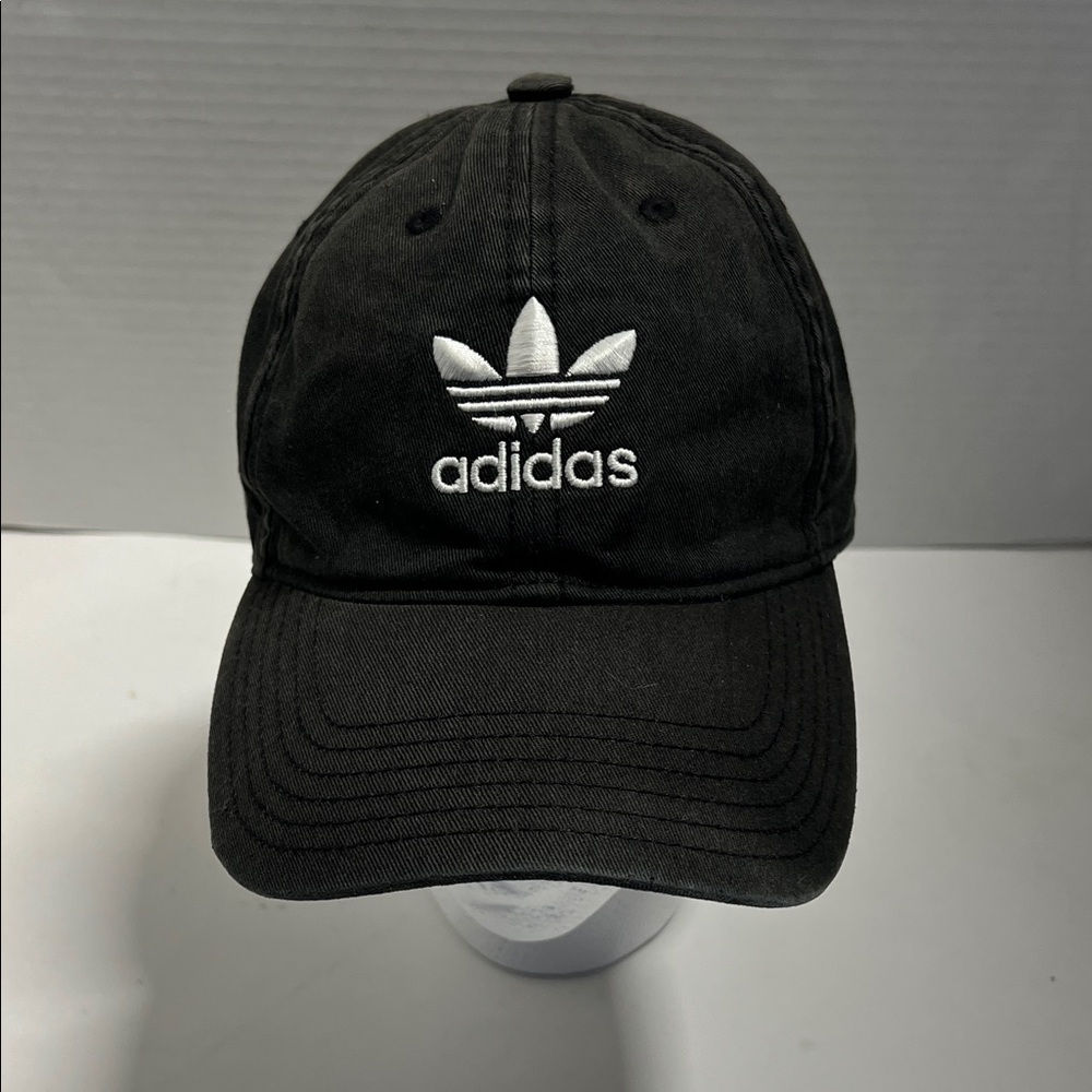 Adidas Classic Black Cap with White Emblem
